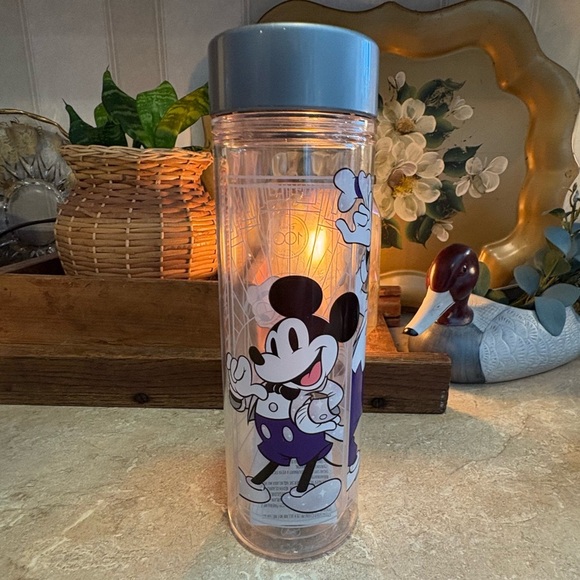 Disney Other - Disneyland Mickey Mouse and Friends Disney 100 Years Of Wonder Water Bottle New